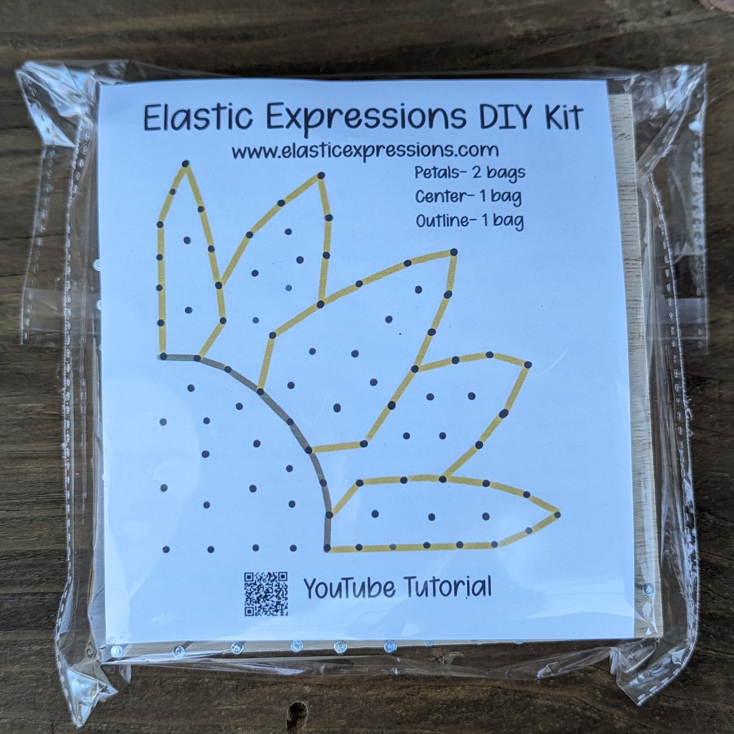 DIY Rubber Band Art - Sunflower