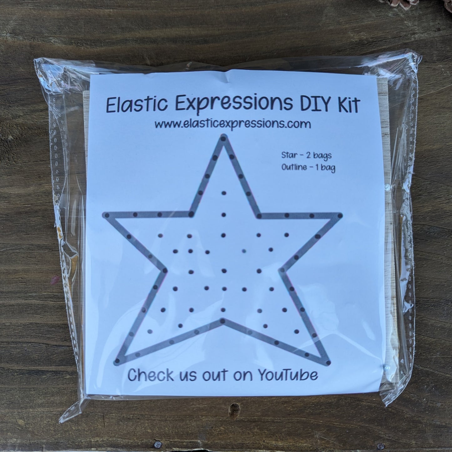 Rainbow Star - DIY Rubber Band Art Kit