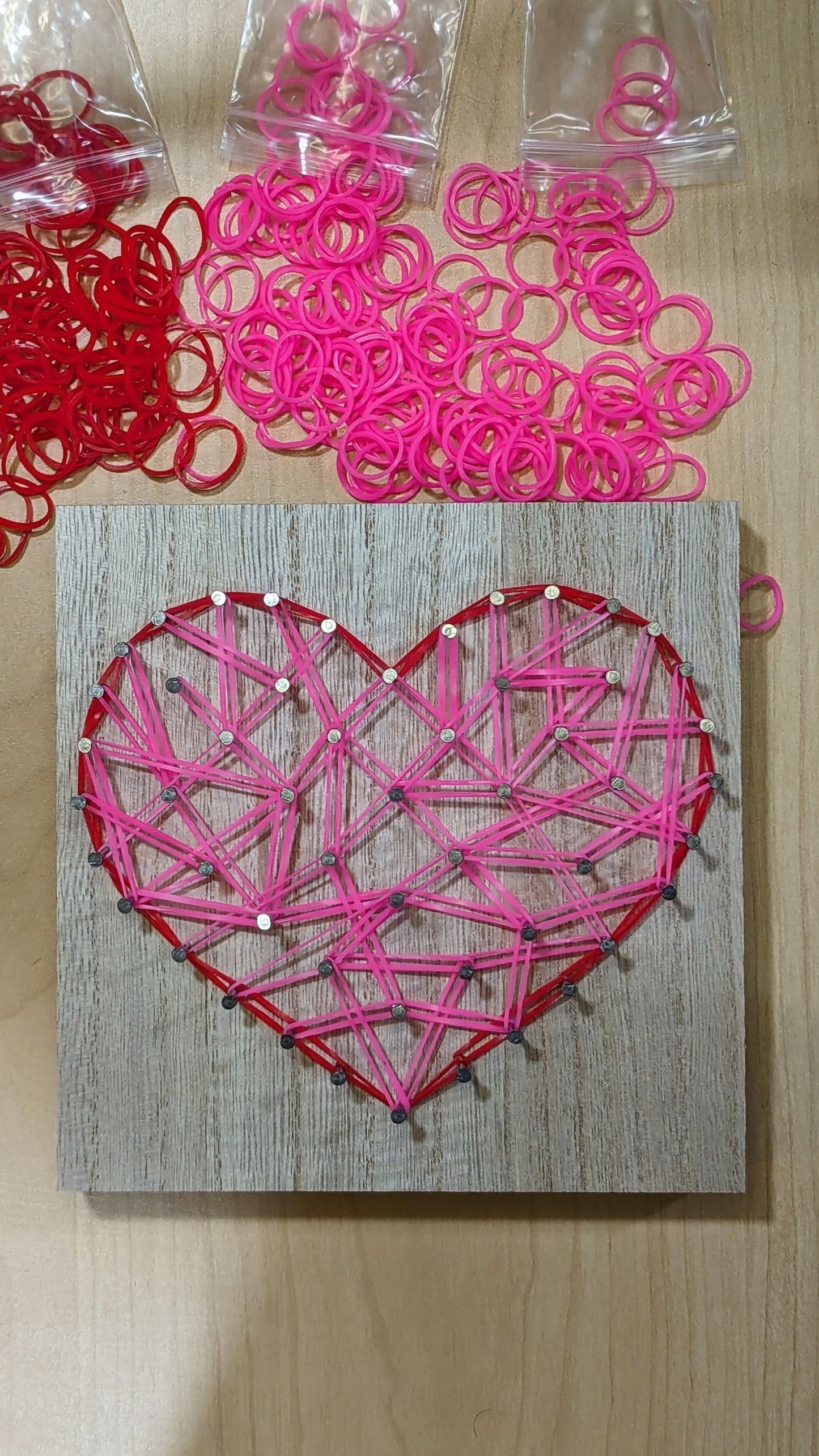 Heart - DIY Rubber Band Art kit