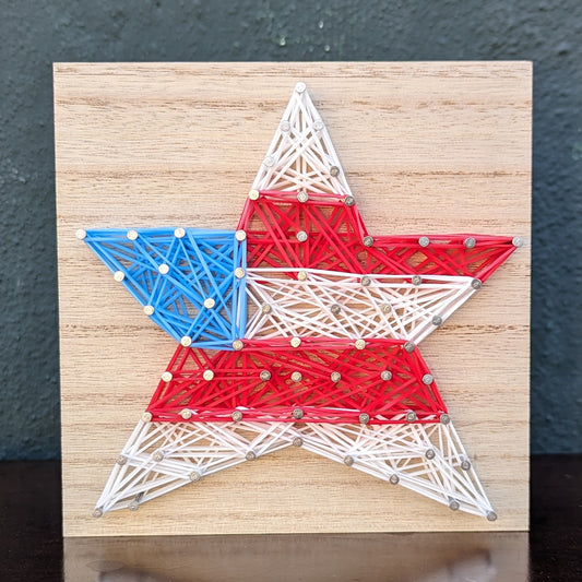 Flag Star- DIY Rubber Band Art Kit