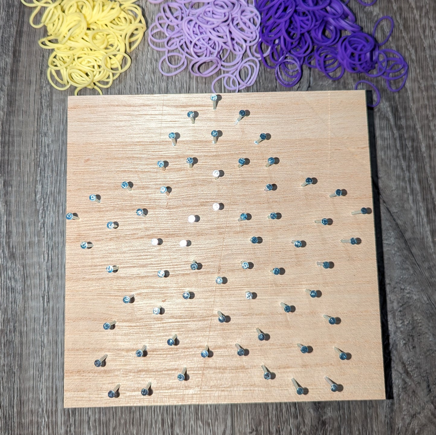 DIY Rubber Band Art - Flower