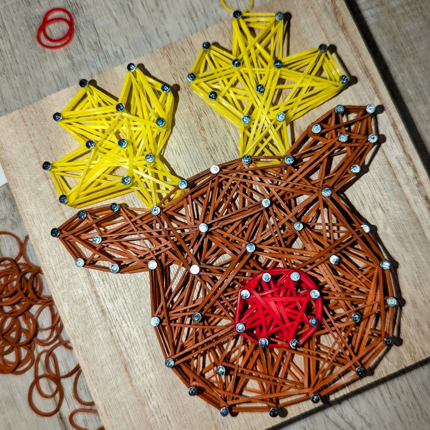 DIY Rubber Band Art Kit - Reindeer