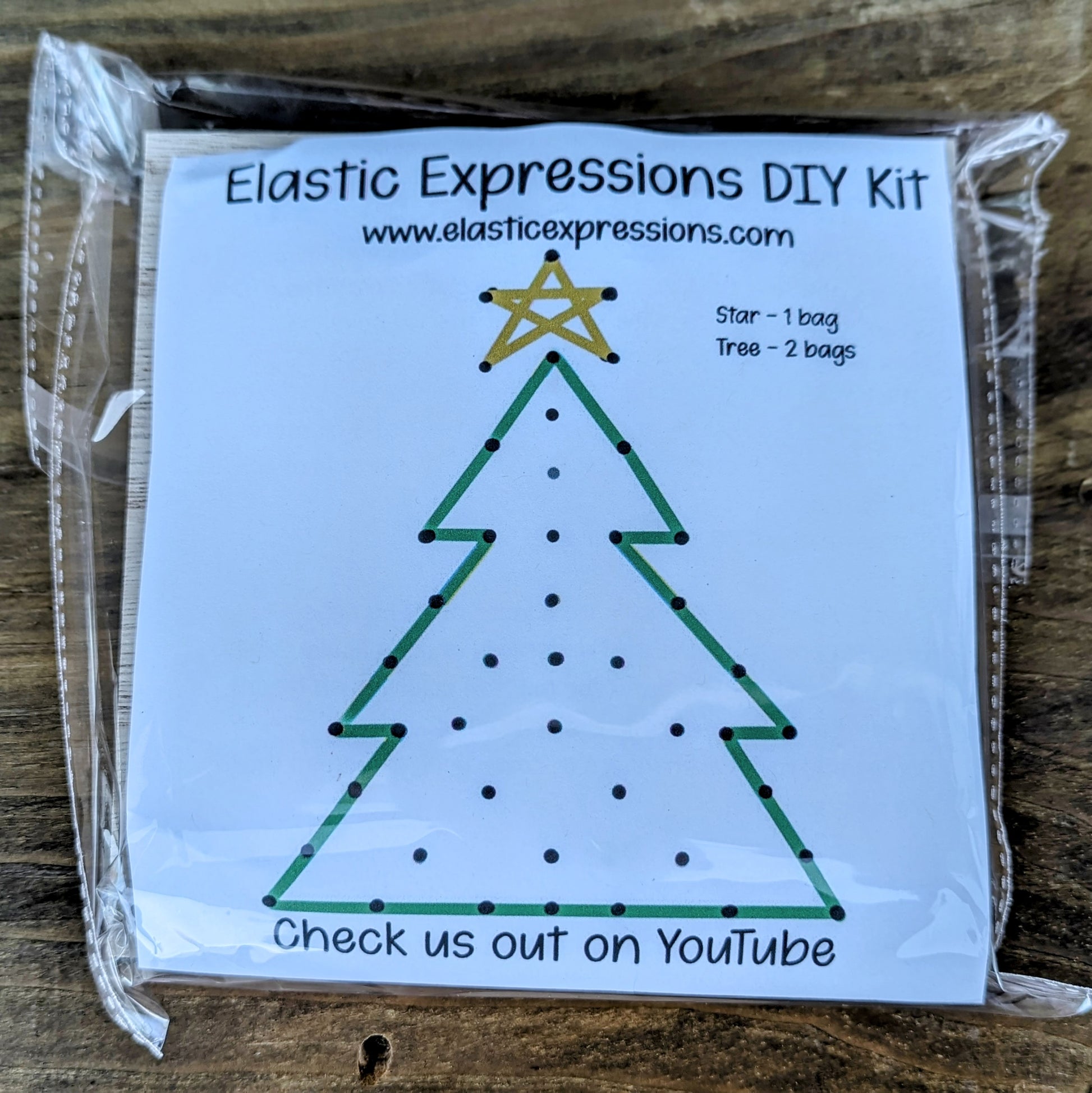 rubber band christmas tree DIY Rubber Band Art Kit