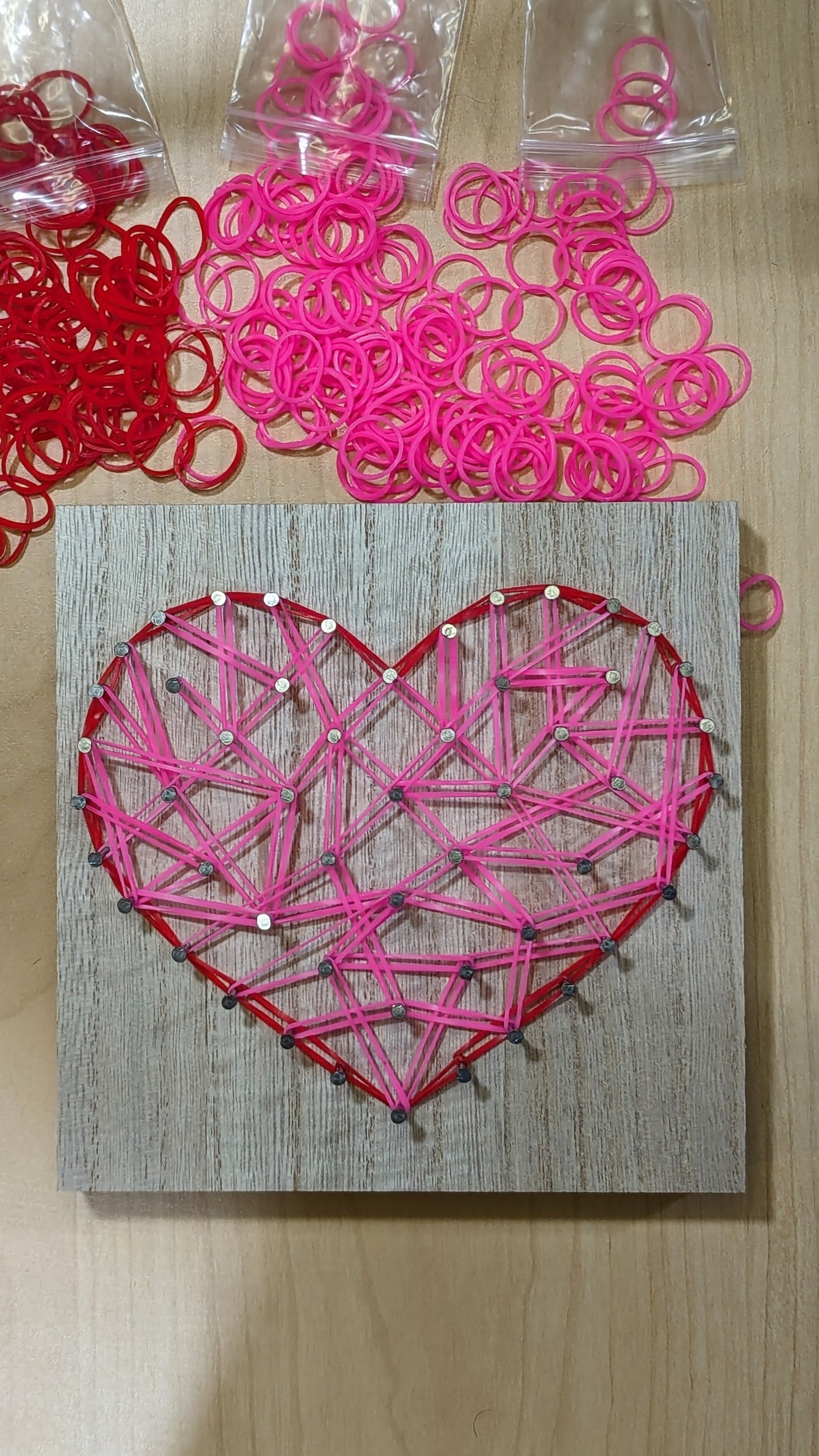 DIY Rubber Band Art Kit - Heart