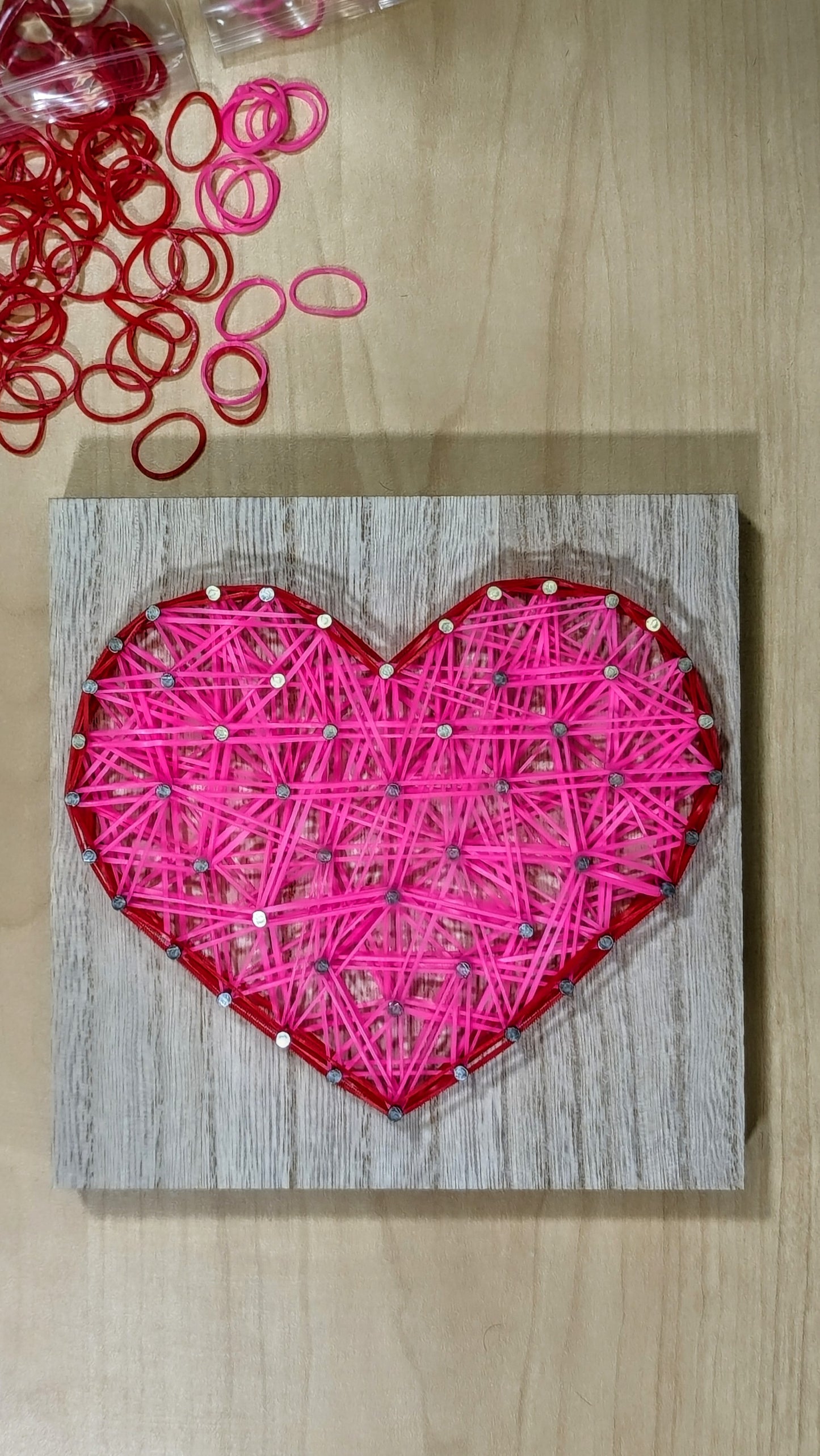 DIY Rubber Band Art Kit - Heart