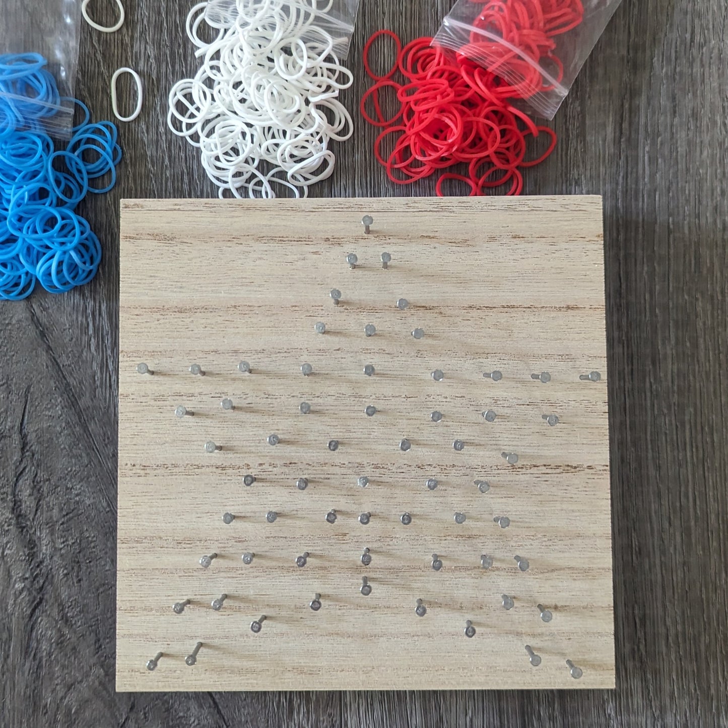 DIY Rubber Band Art Kit - Flag Star