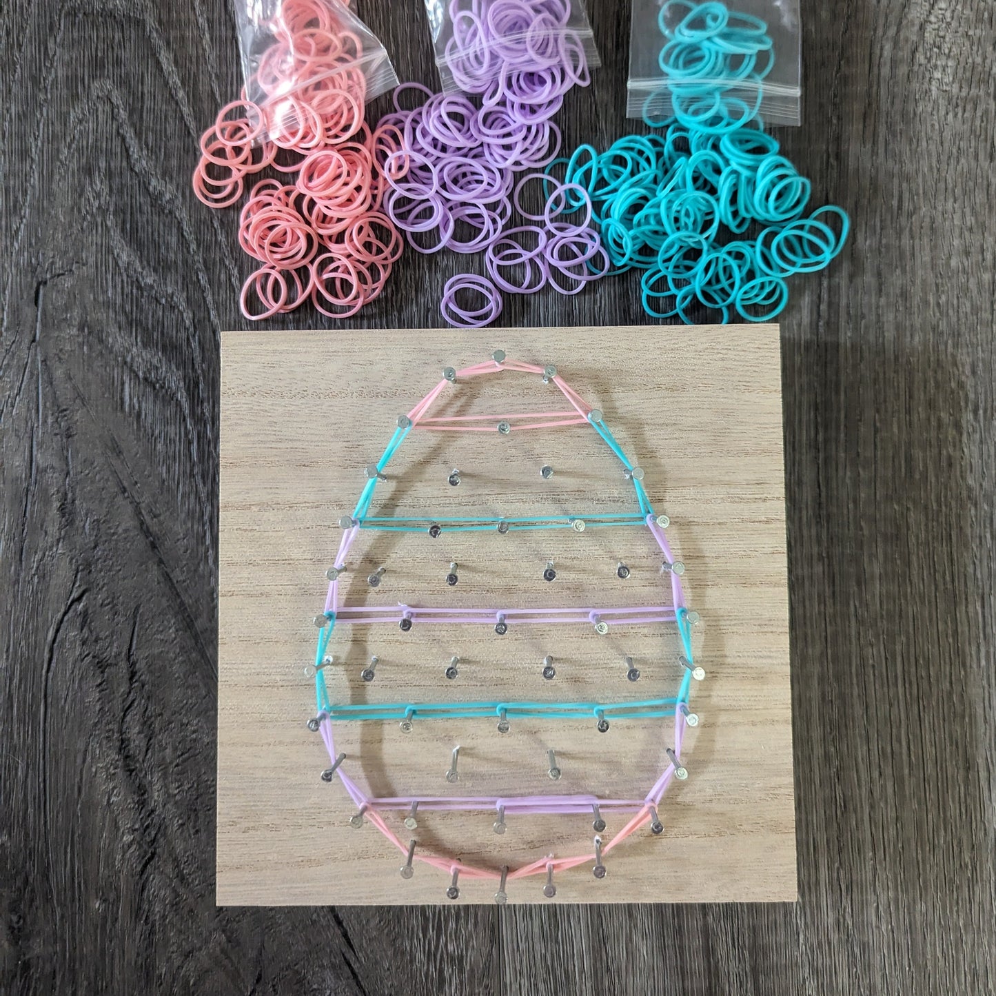 DIY Rubber Band Art Kit - Egg