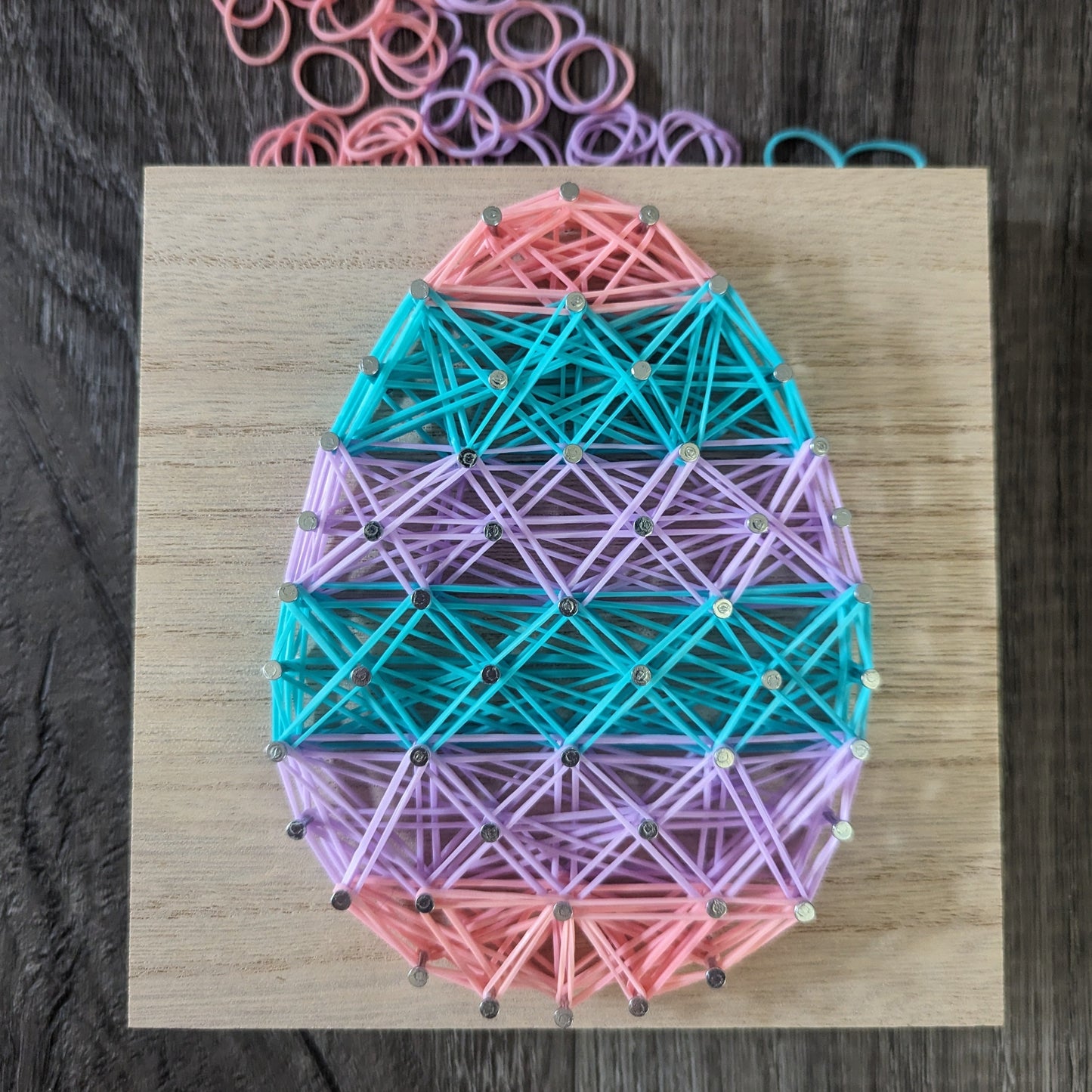 DIY Rubber Band Art Kit - Egg