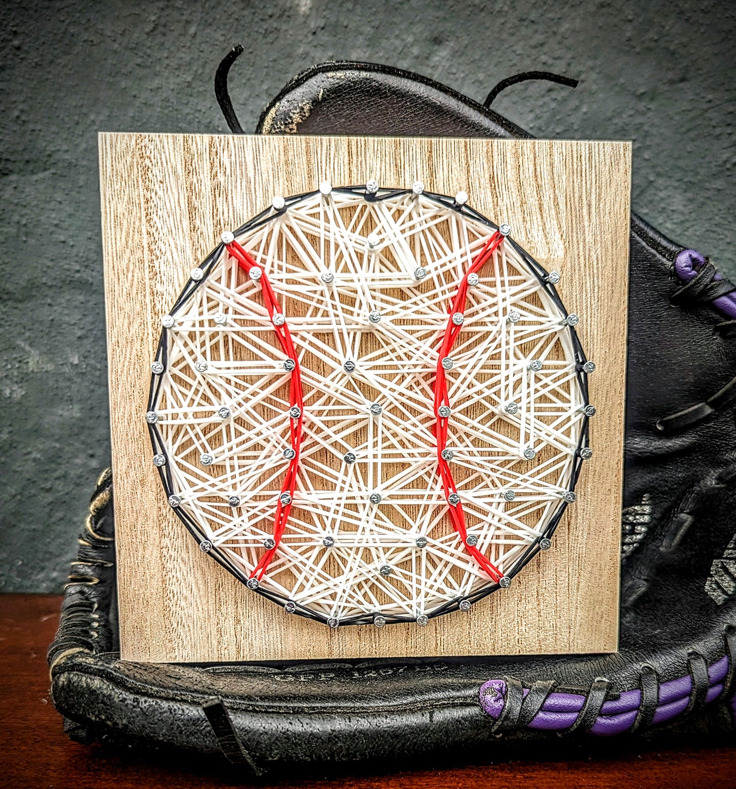 DIY Rubber Band Art Kit - Baseball